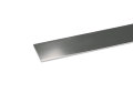 Listeprofil flad sølv - 2 x 25 mm x 1 m
